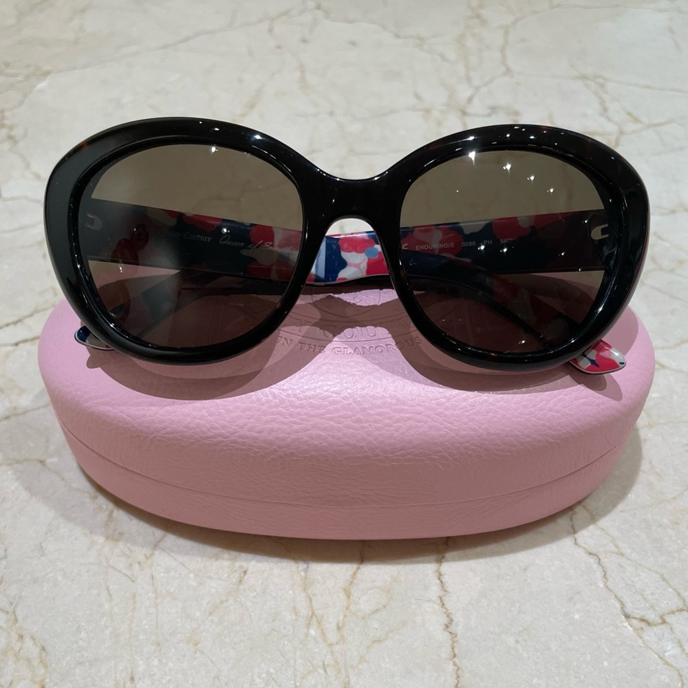 Juicy Couture “Queen of Everything” Tortoiseshell Sunglasses with OG Case